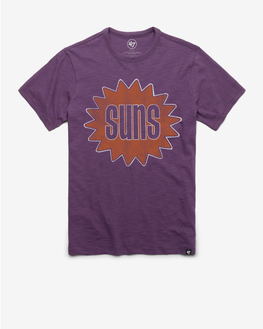 PHOENIX SUNS HARDWOOD CLASSICS GRIT '47 SCRUM TEE GRAPE