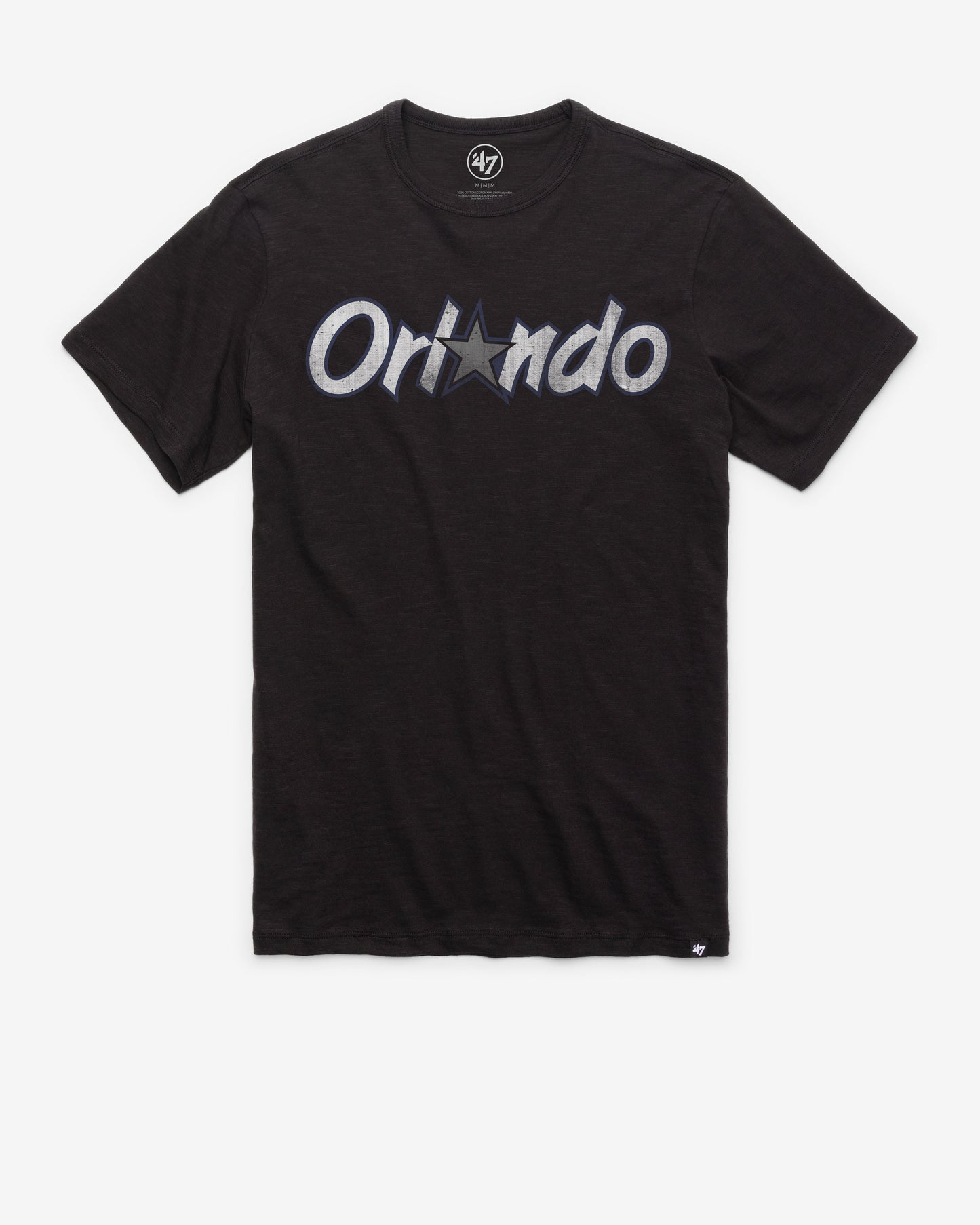 ORLANDO MAGIC HARDWOOD CLASSICS GRIT WORDMARK '47 SCRUM TEE JET BLACK