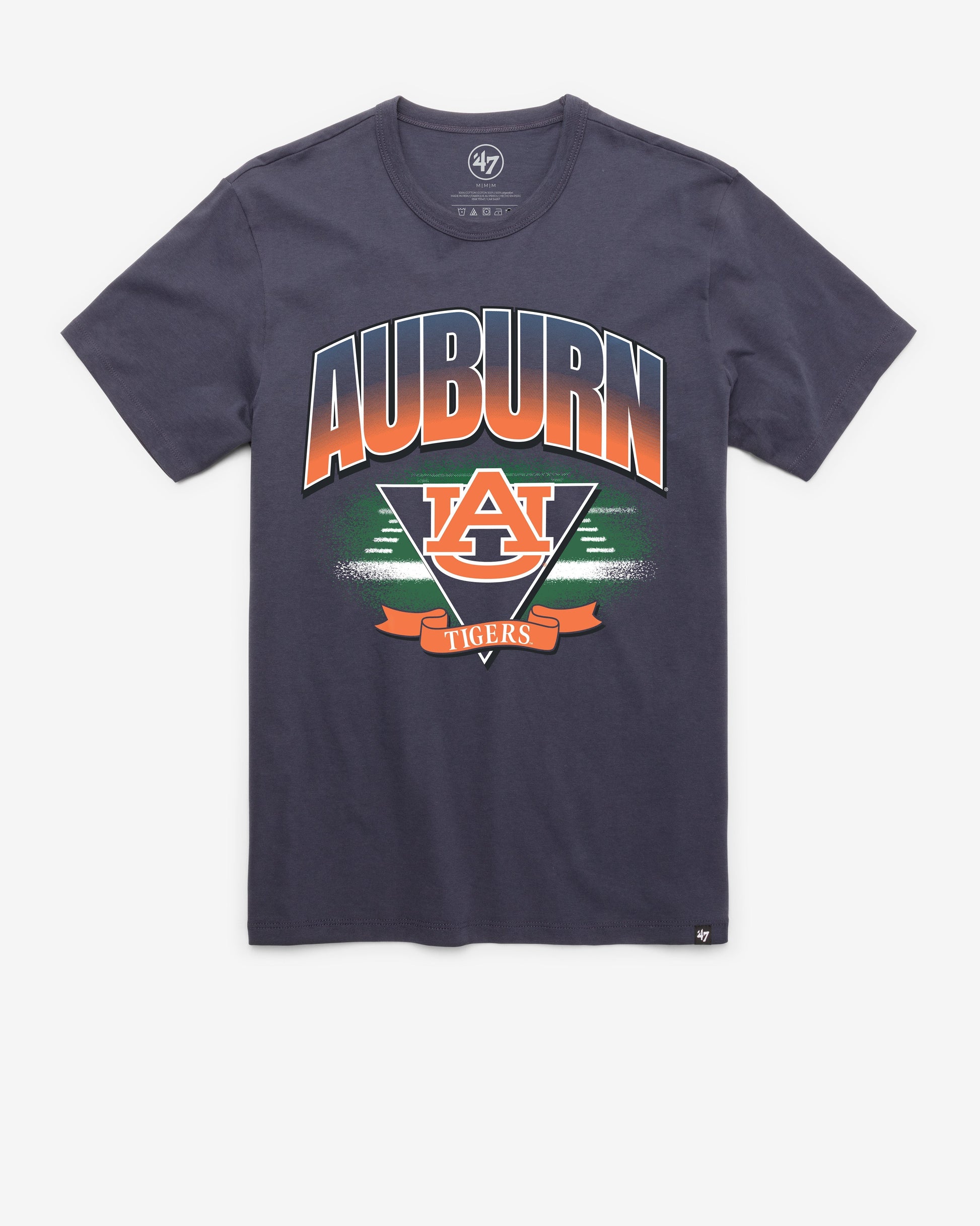 AUBURN TIGERS ARENA FADE '47 FRANKLIN TEE ATLAS BLUE