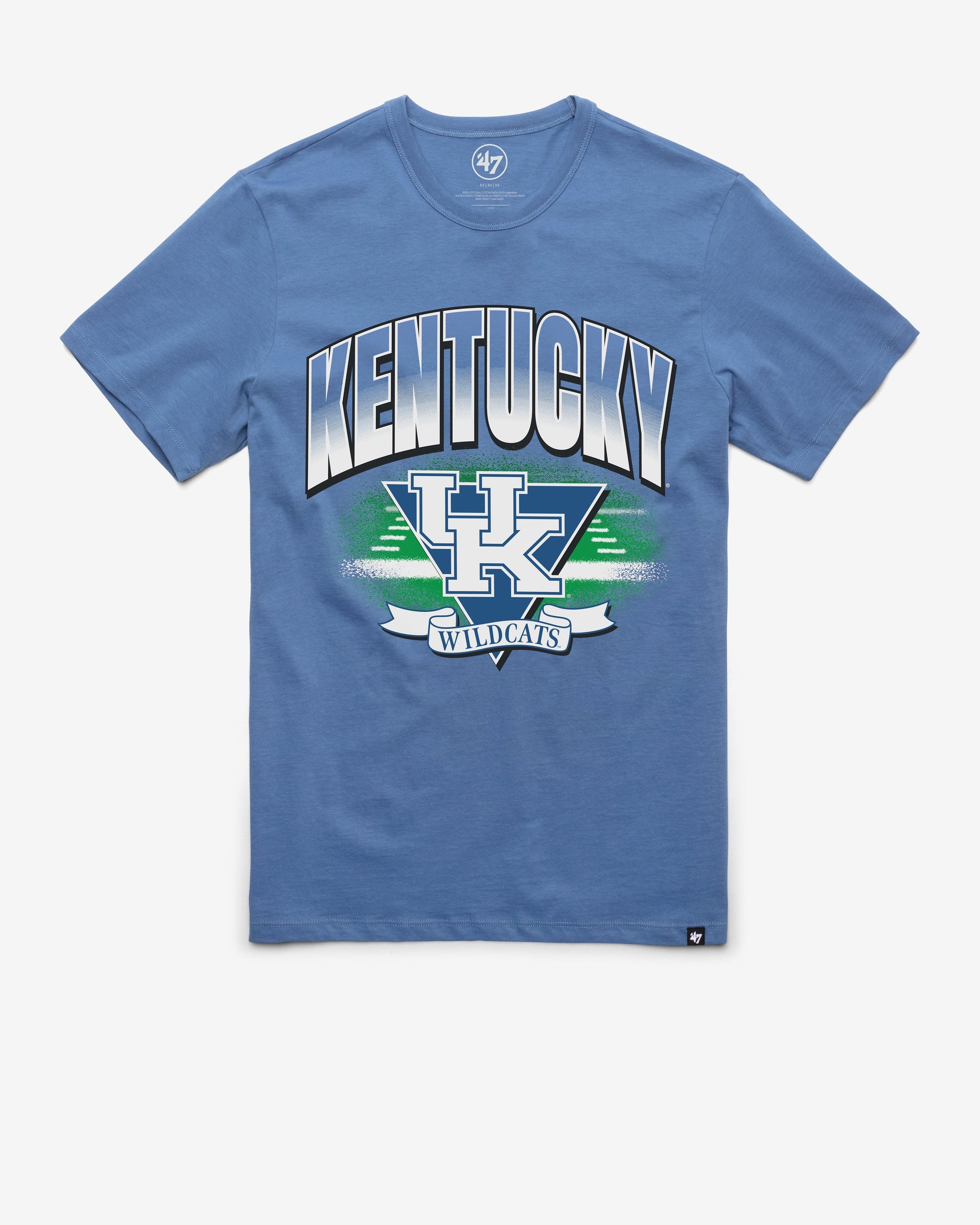 KENTUCKY WILDCATS ARENA FADE '47 FRANKLIN TEE CADET BLUE