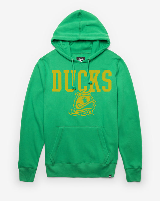 OREGON DUCKS STRAIGHT BLOCK '47 HEADLINE HOOD KELLY