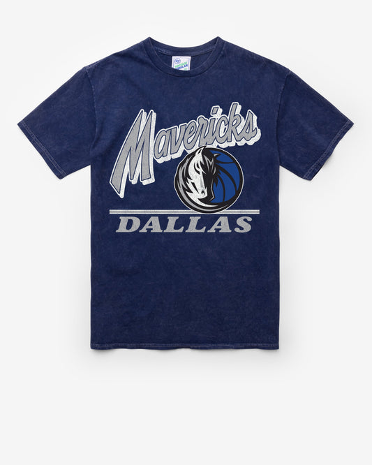 DALLAS MAVERICKS FLY BY VINTAGE '47 TUBULAR TEE DT NAVY