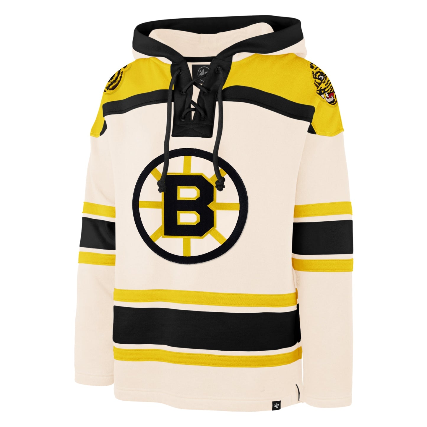 BOSTON BRUINS VINTAGE SUPERIOR '47 LACER HOOD CREAM