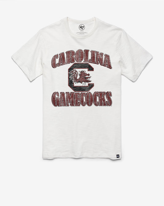 SOUTH CAROLINA GAMECOCKS OVERRUN '47 SCRUM TEE WHITE WASH