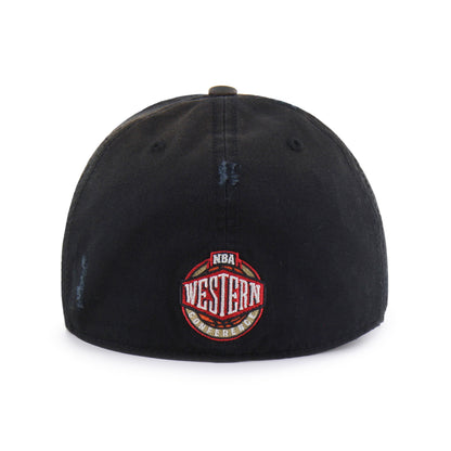 SAN ANTONIO SPURS HARDWOOD CLASSICS WORN '47 FRANCHISE LIFESTYLE BLACK