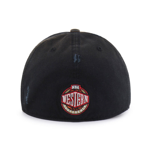 SAN ANTONIO SPURS HARDWOOD CLASSICS WORN '47 FRANCHISE LIFESTYLE BLACK