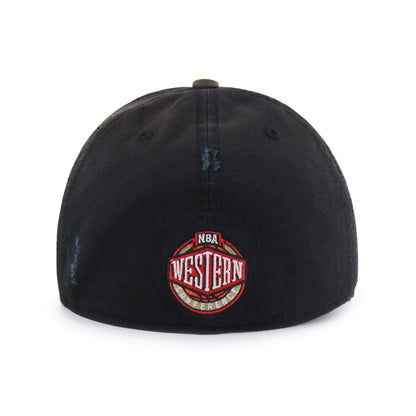 UTAH JAZZ HARDWOOD CLASSICS WORN '47 FRANCHISE LIFESTYLE BLACK