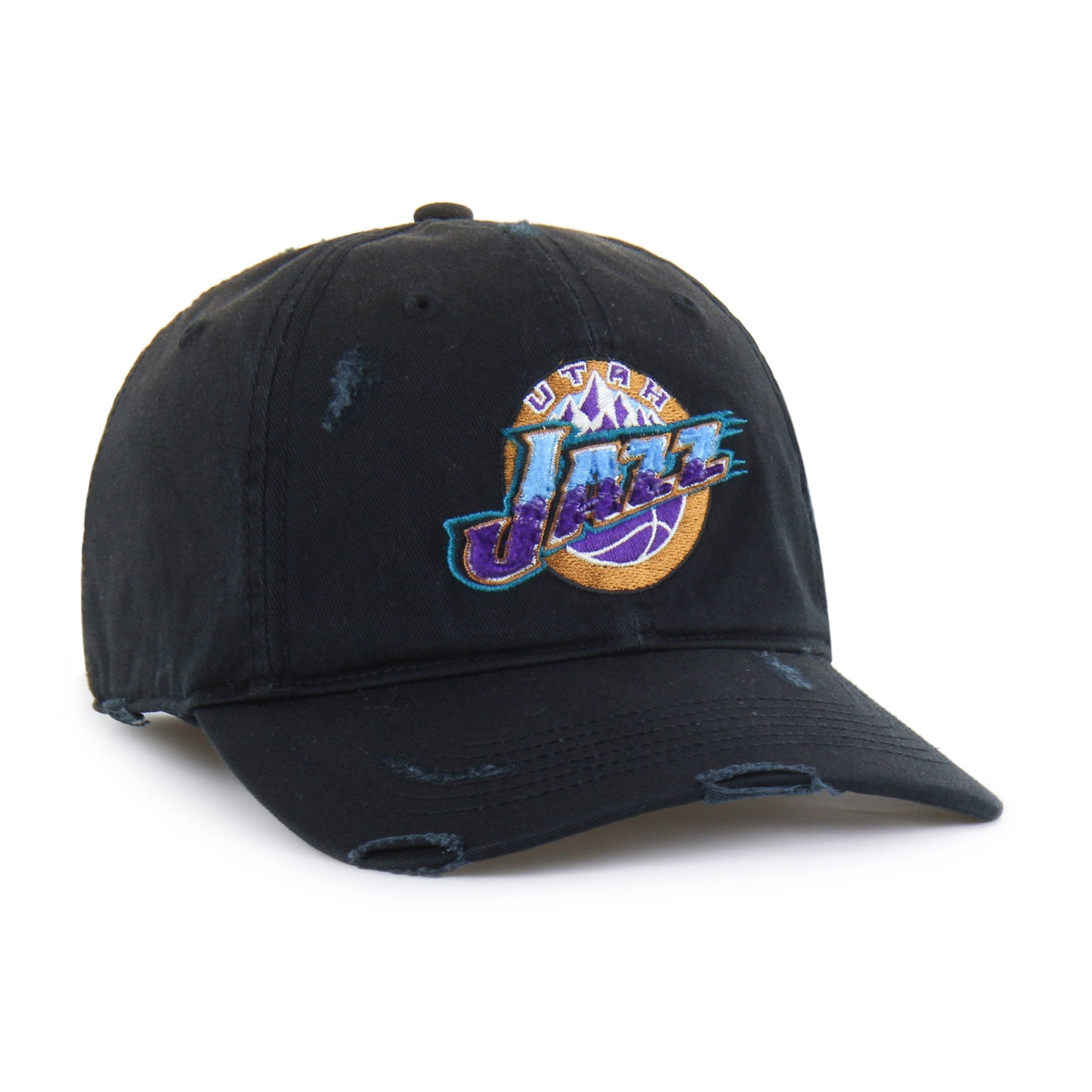 UTAH JAZZ HARDWOOD CLASSICS WORN '47 FRANCHISE LIFESTYLE BLACK