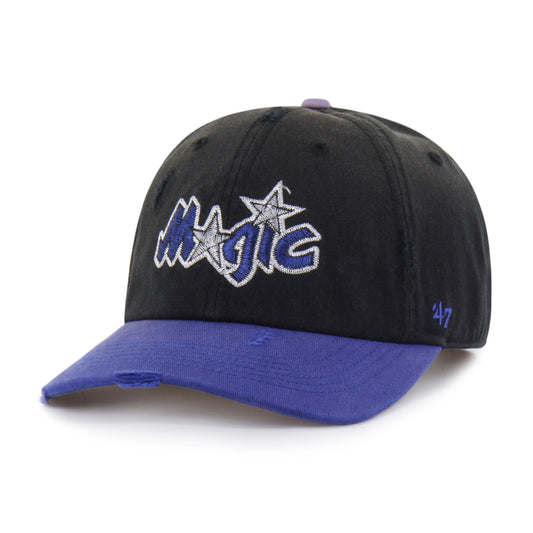 ORLANDO MAGIC HARDWOOD CLASSICS WORN SCRIPT '47 CLEAN UP MF MID FIT BLACK