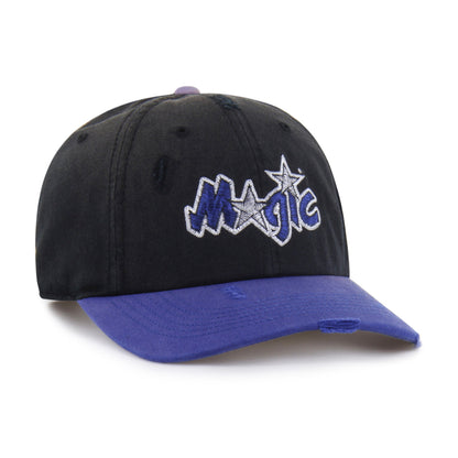 ORLANDO MAGIC HARDWOOD CLASSICS WORN SCRIPT '47 CLEAN UP MF MID FIT BLACK