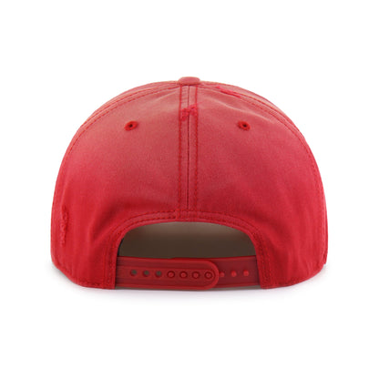 ATLANTA HAWKS HARDWOOD CLASSICS WORN '47 HITCH LC LOW CROWN RED