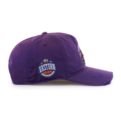 TORONTO RAPTORS HARDWOOD CLASSICS WORN '47 HITCH LC LOWN CROWN PURPLE