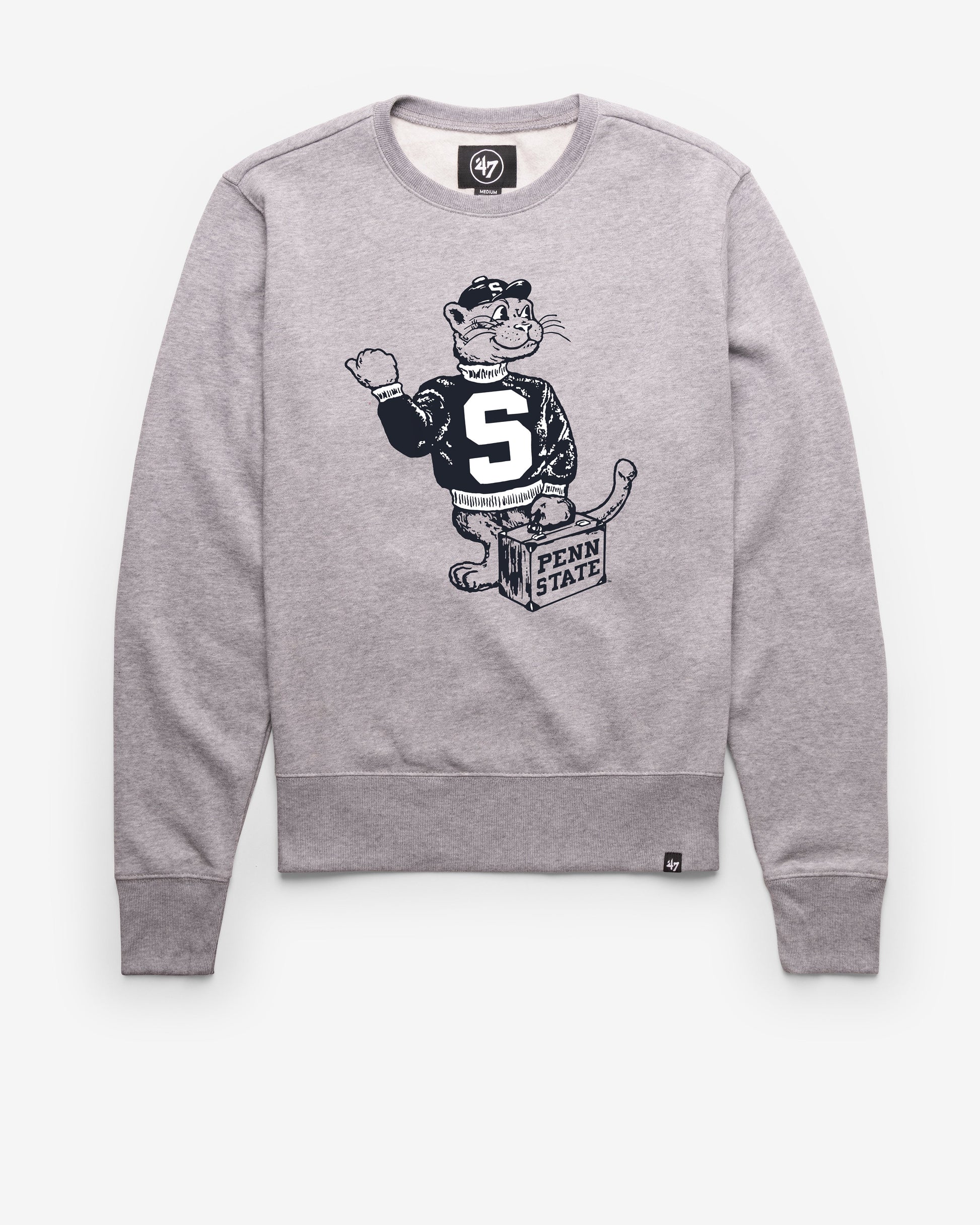 PENN STATE NITTANY LIONS VINTAGE IMPRINT '47 HEADLINE CREW SLATE GREY