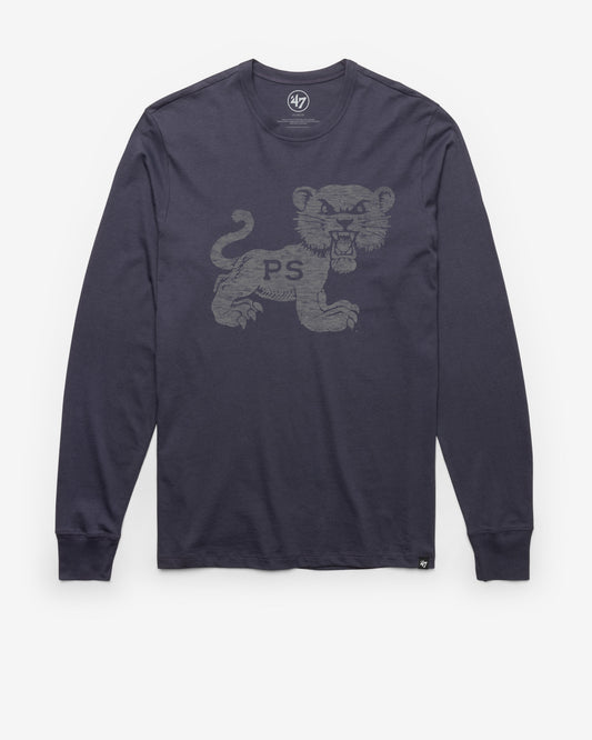 PENN STATE NITTANY LIONS VINTAGE PREMIER '47 FRANKLIN LONG SLEEVE TEE ATLAS BLUE