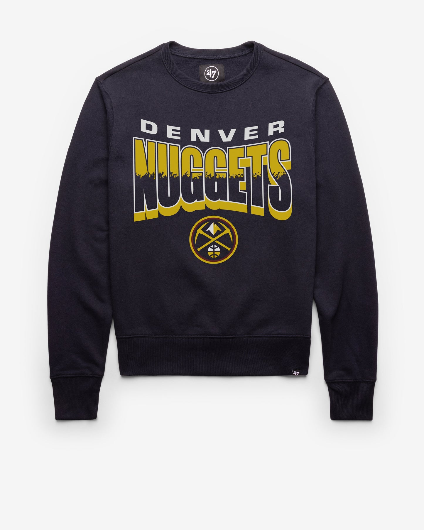DENVER NUGGETS BRUSH BY '47 HEADLINE CREW FALL NAVY
