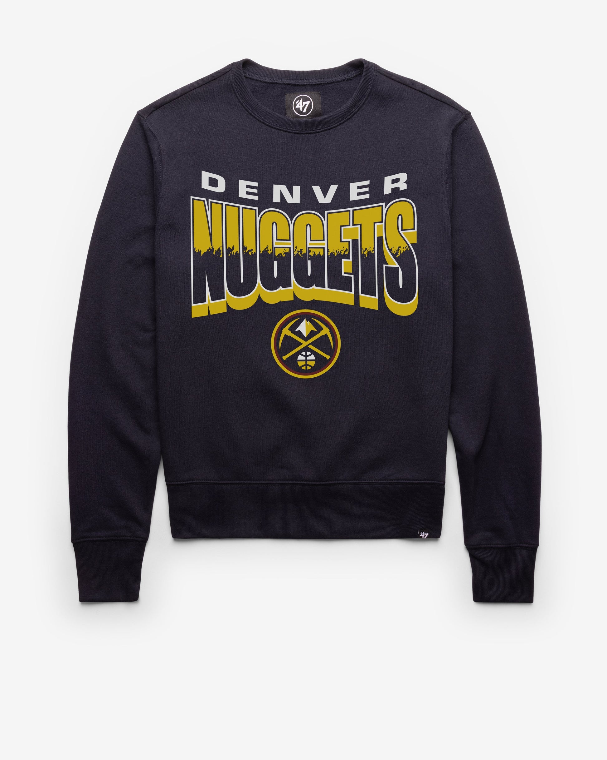 DENVER NUGGETS BRUSH BY '47 HEADLINE CREW FALL NAVY