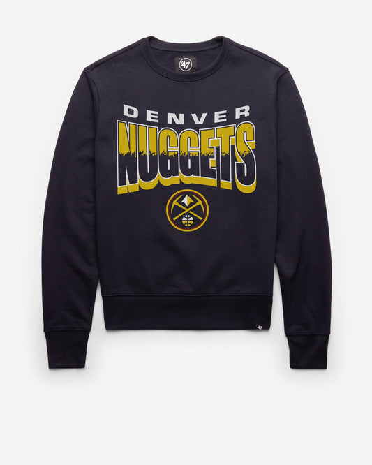 DENVER NUGGETS BRUSH BY '47 HEADLINE CREW FALL NAVY