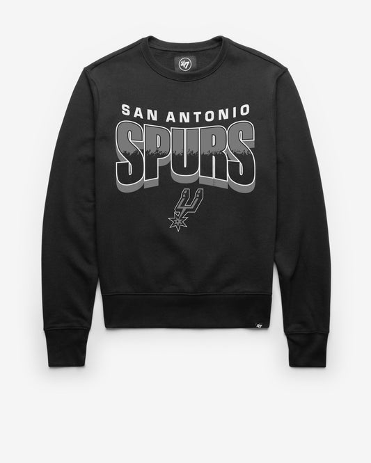 SAN ANTONIO SPURS BRUSH BY '47 HEADLINE CREW JET BLACK