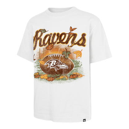 BALTIMORE RAVENS CRISP AUTUMN AIR '47 FOUNDATION TEE WHITE