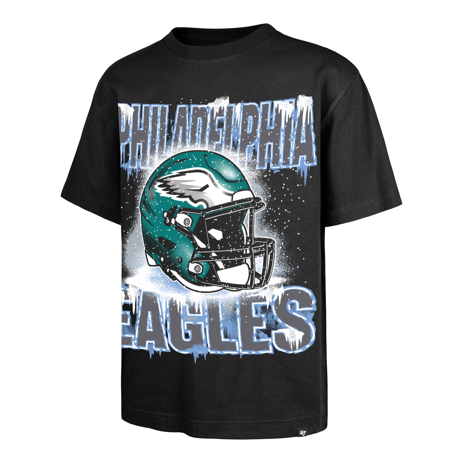 PHILADELPHIA EAGLES FLURRY FORECAST '47 FOUNDATION TEE BLACK