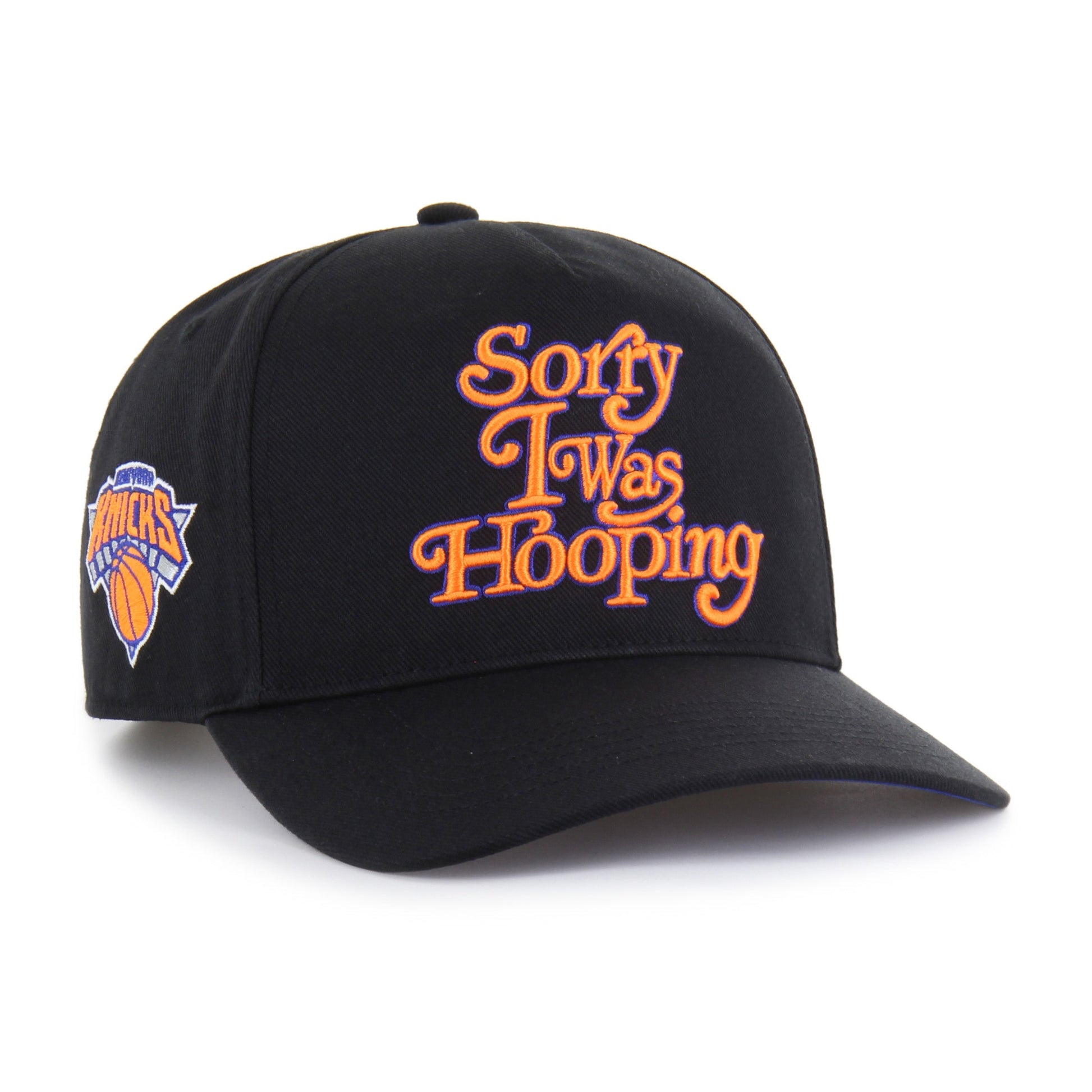NEW YORK KNICKS X SEEN SORRY I WAS HOOPING '47 HITCH BLACK