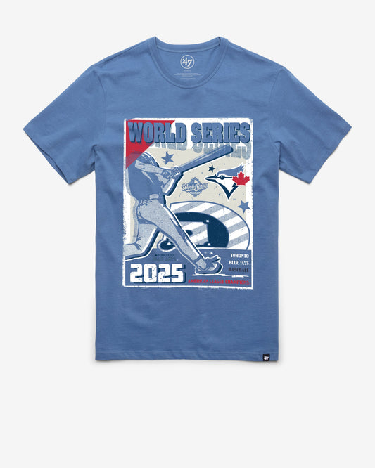 TORONTO BLUE JAYS 2025 WORLD SERIES '47 FRANKLIN TEE CADET BLUE
