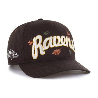 BALTIMORE RAVENS LEAFLINE '47 HITCH RF RELAXED FIT BROWN