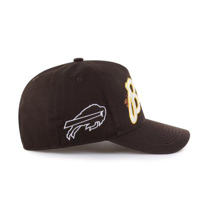BUFFALO BILLS LEAFLINE '47 HITCH RF RELAXED FIT BROWN