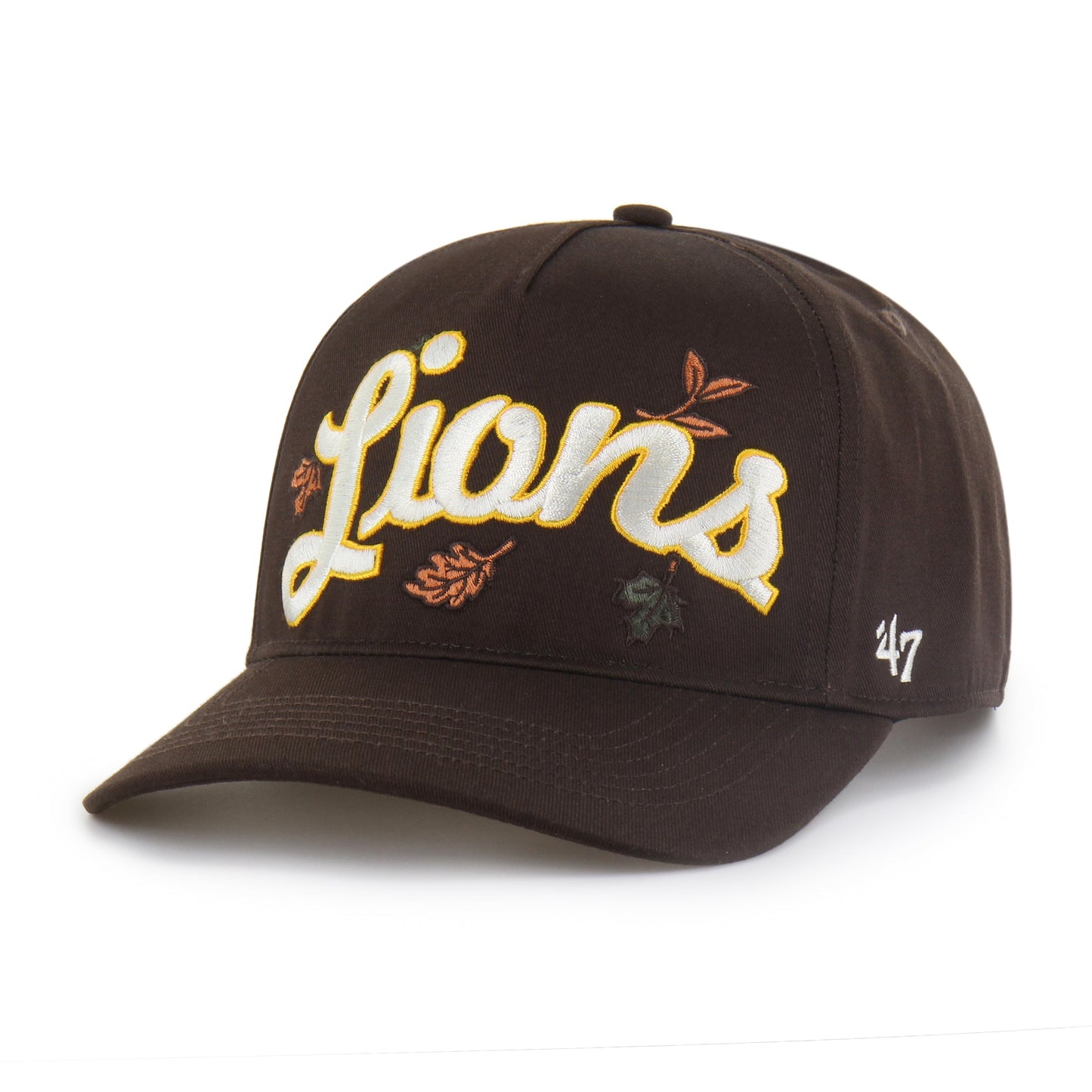 DETROIT LIONS LEAFLINE '47 HITCH RF RELAXED FIT BROWN