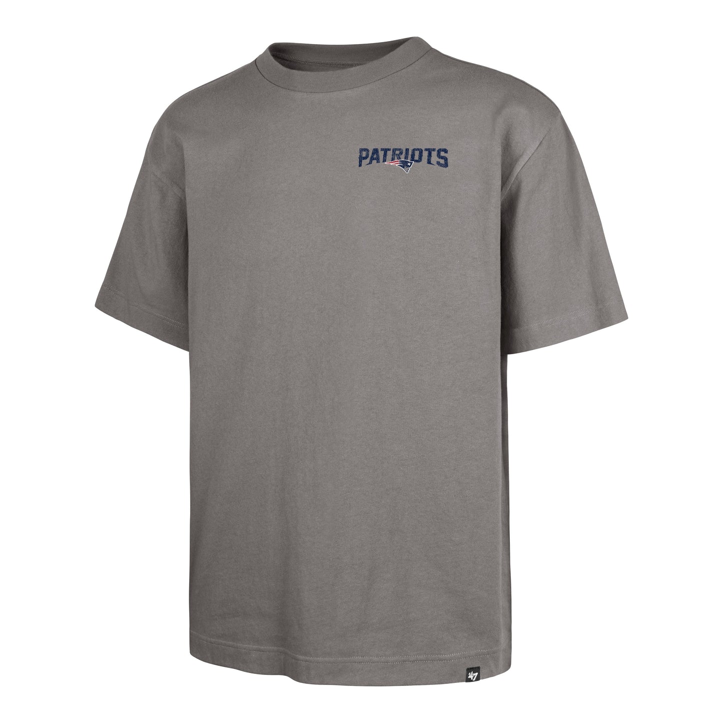 NEW ENGLAND PATRIOTS REGIONAL BACKER '47 FOUNDATION TEE WOLF GREY