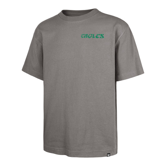PHILADELPHIA EAGLES HISTORIC REGIONAL '47 BACKER FOUNDATION TEE WOLF GREY
