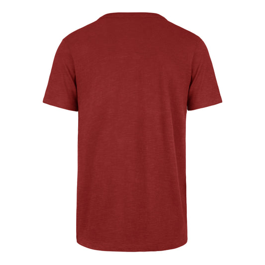 DETROIT RED WINGS GRIT WORDMARK '47 SCRUM TEE RESCUE RED