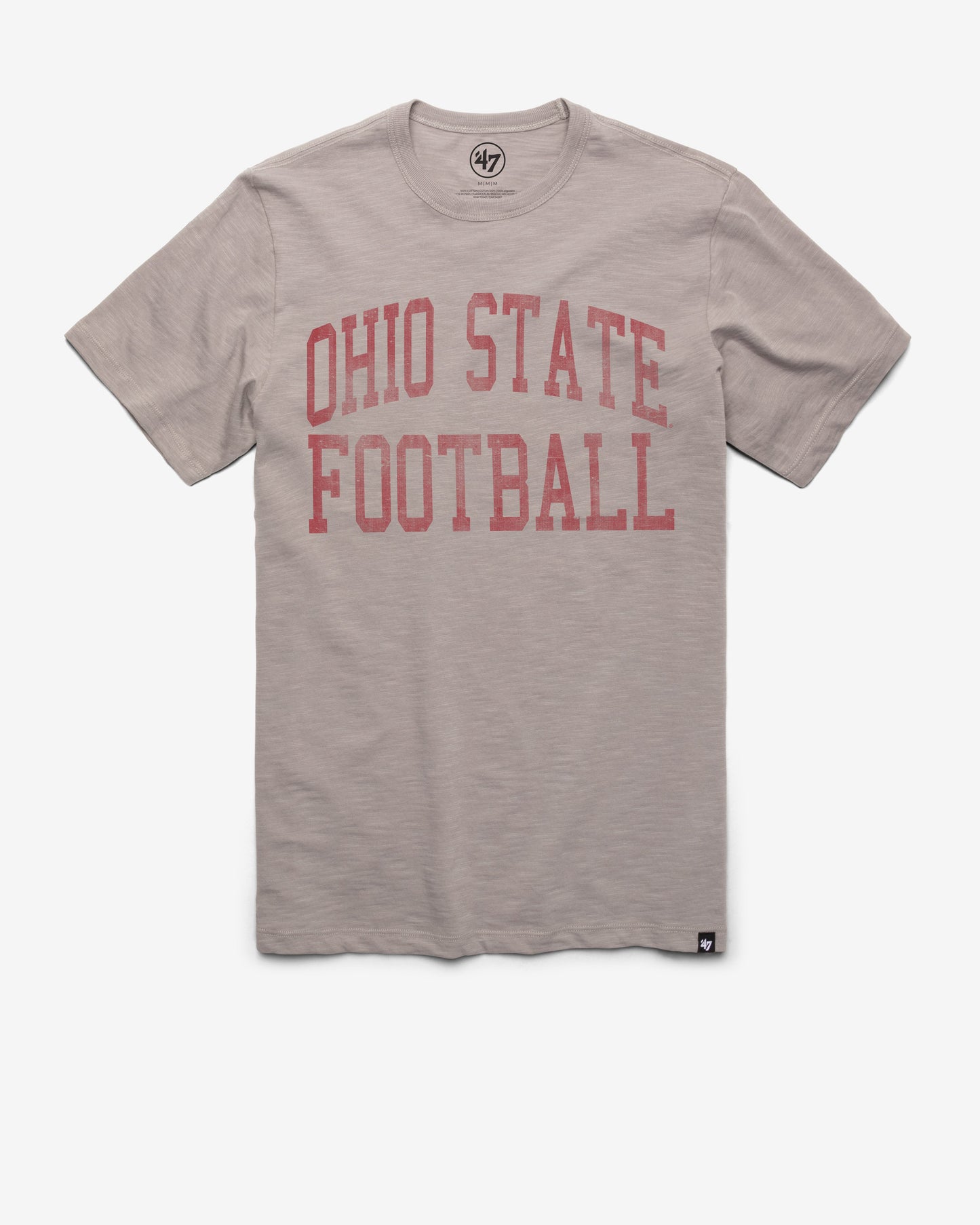 OHIO STATE BUCKEYES CLASSIC BLOCK '47 SCRUM TEE WOLF GREY