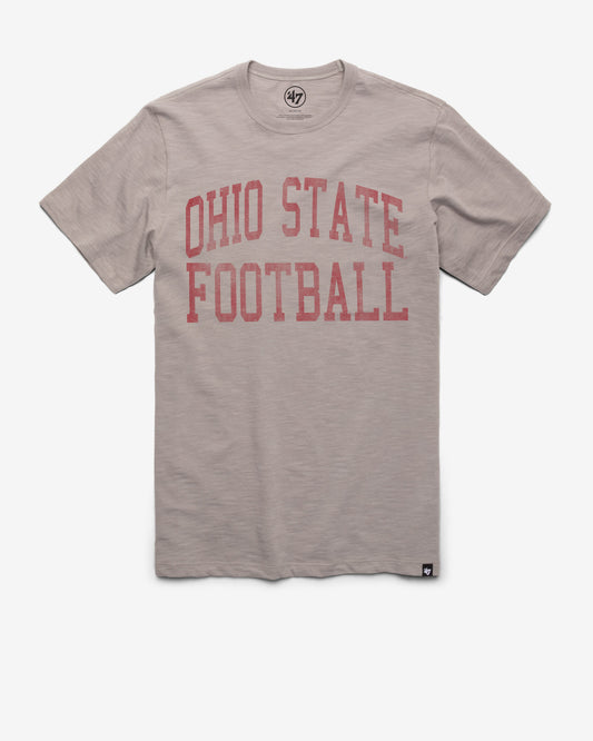 OHIO STATE BUCKEYES CLASSIC BLOCK '47 SCRUM TEE WOLF GREY