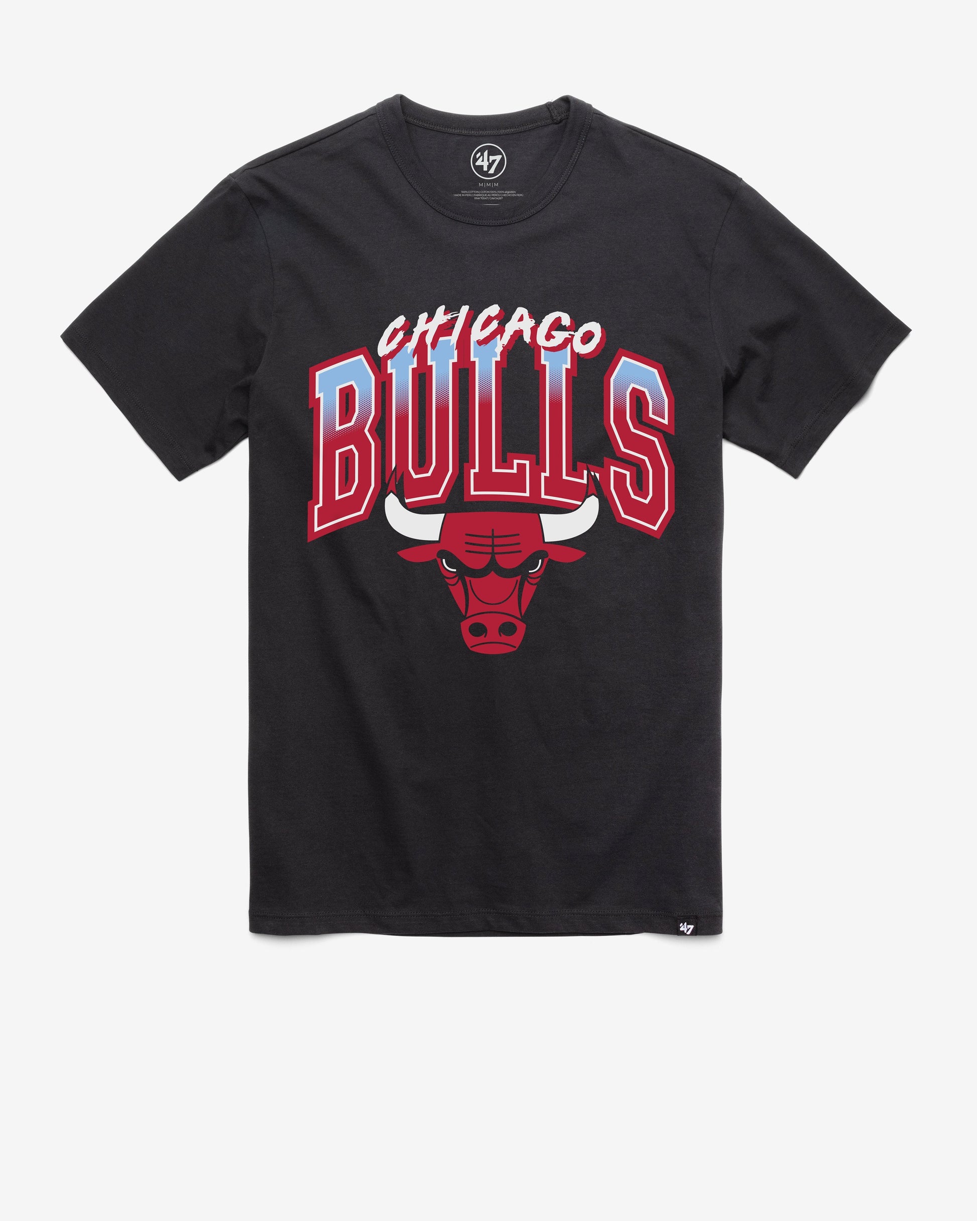 CHICAGO BULLS CITY EDITION SWISH FADE '47 FRANKLIN TEE FLINT BLACK