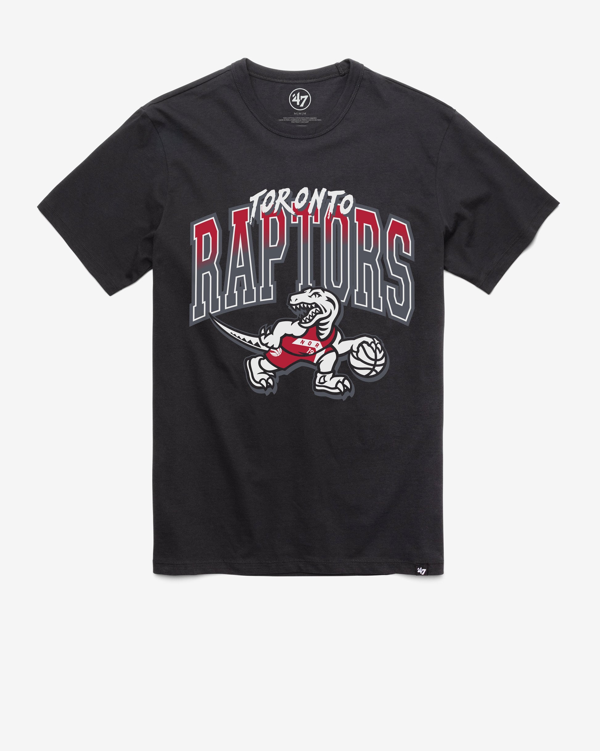 TORONTO RAPTORS CITY EDITION SWISH FADE '47 FRANKLIN TEE FLINT BLACK