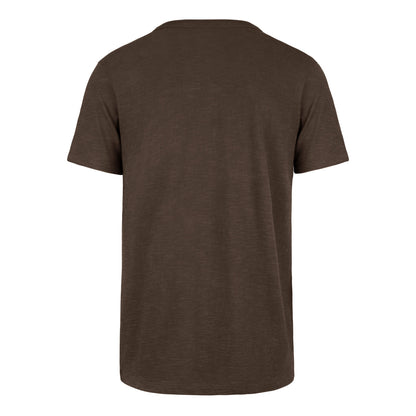 CLEVELAND BROWNS GRIT '47 SCRUM TEE CHOCOLATE