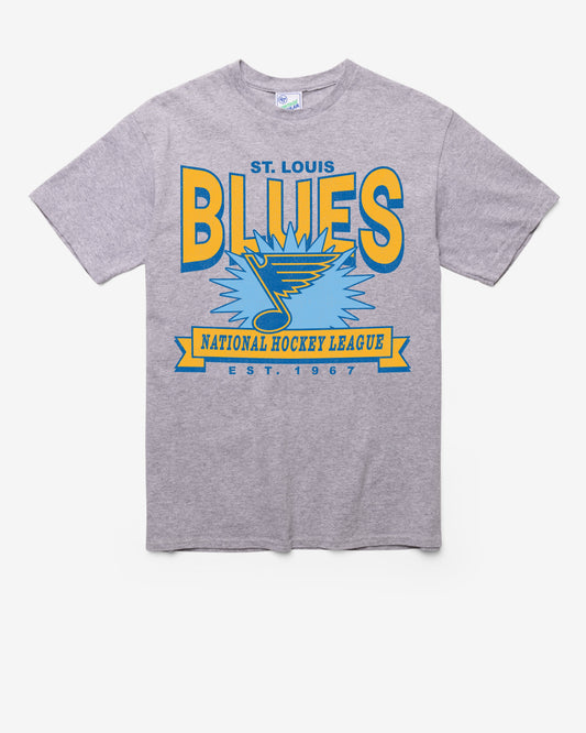 ST LOUIS BLUES TWELVE SIX VINTAGE '47 TUBULAR TEE DT ATHLETIC HEATHER