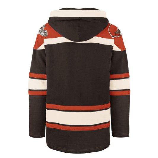 CLEVELAND BROWNS SUPERIOR '47 LACER HOOD BROWN