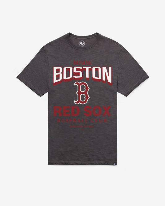 BOSTON RED SOX HEAD ON '47 SCRUM TEE CHARCOAL