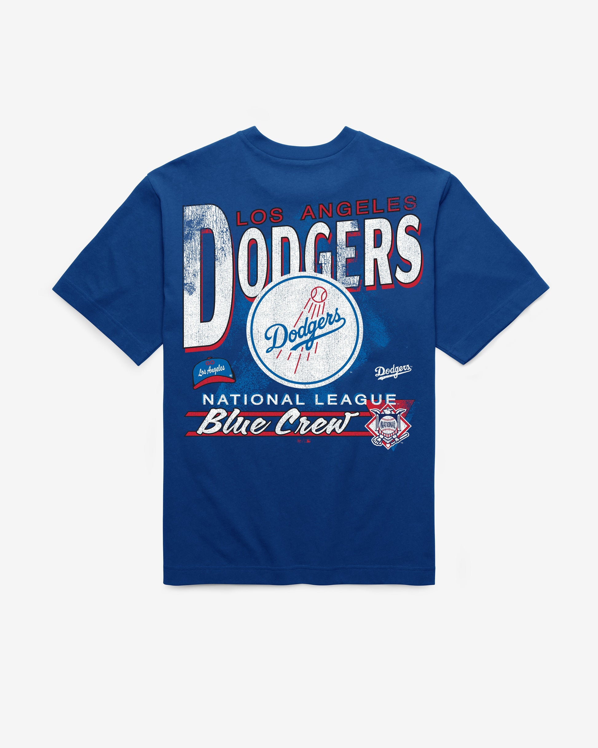 LOS ANGELES DODGERS UNDER BAR '47 FOUNDATION TEE ROYAL