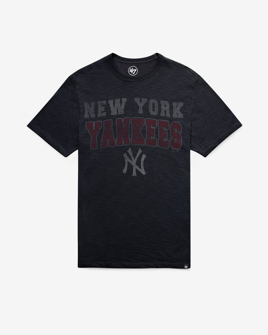 NEW YORK YANKEES STADIUM WAVE '47 SCRUM TEE FALL NAVY