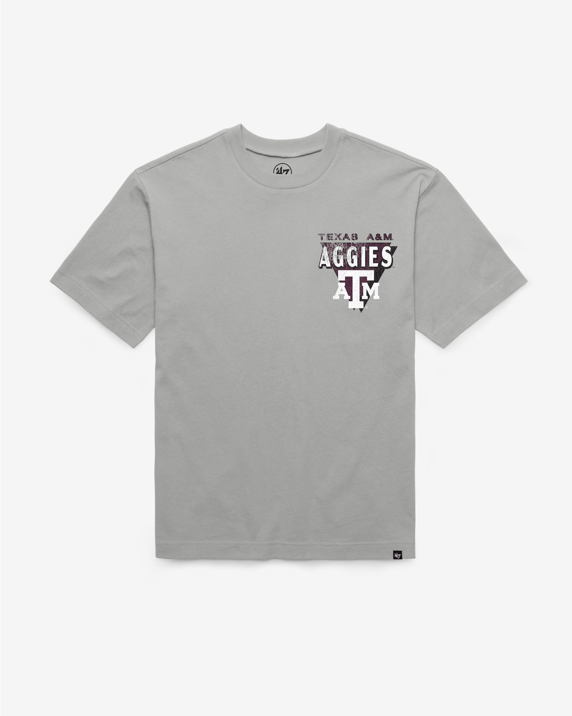 TEXAS A&M AGGIES UNDER BAR '47 FOUNDATION TEE WOLF GREY