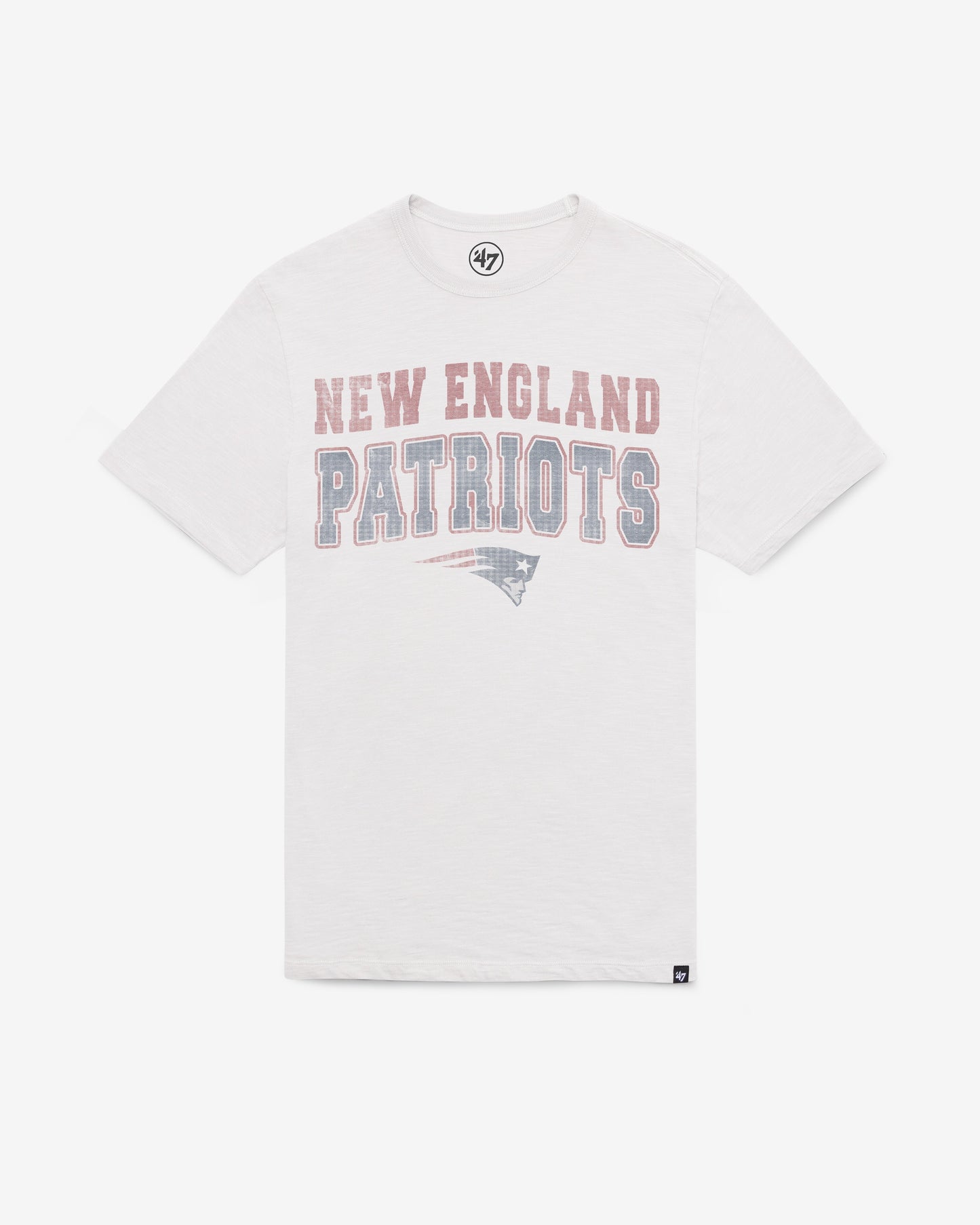 NEW ENGLAND PATRIOTS STADIUM WAVE '47 SCRUM TEE WHITE WASH