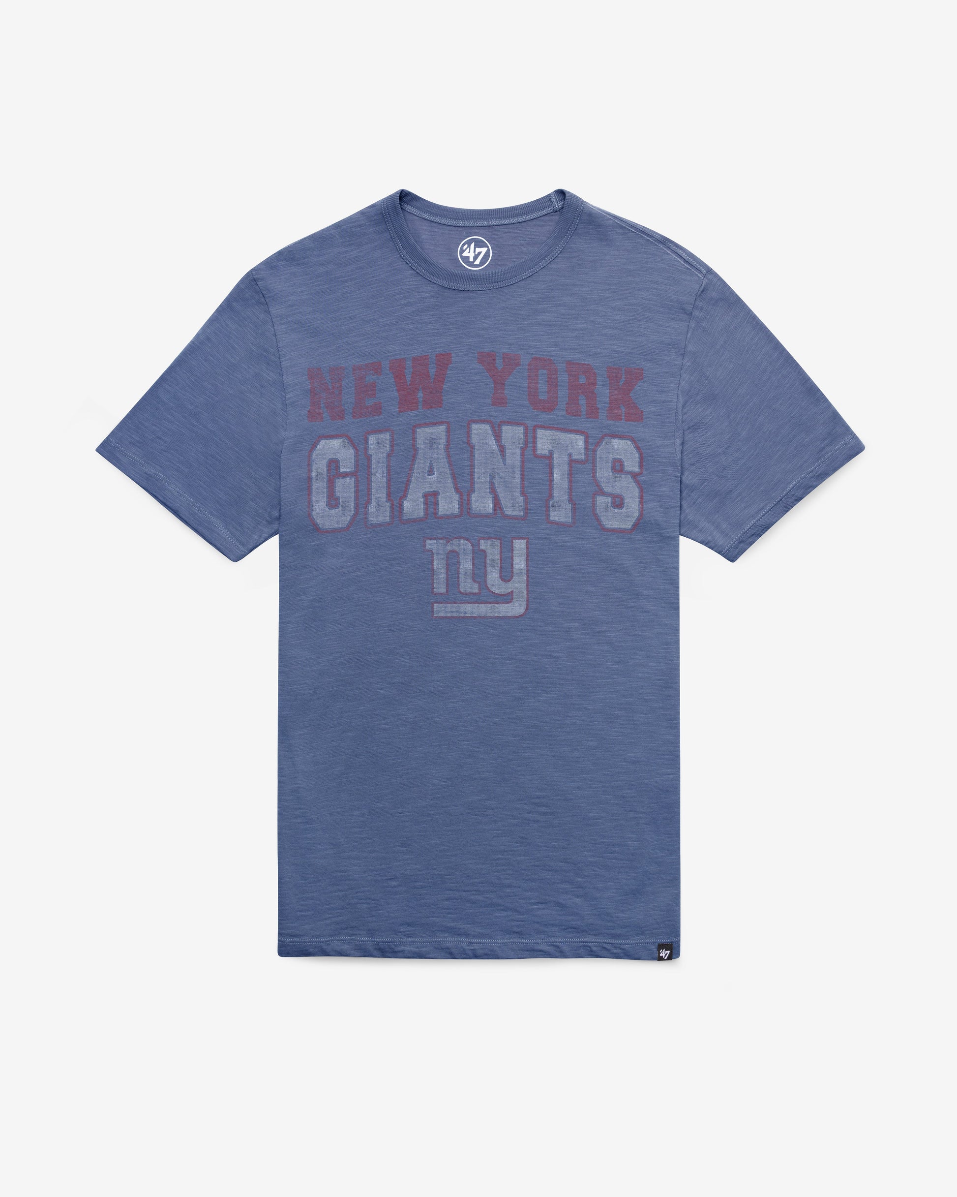 NEW YORK GIANTS STADIUM WAVE '47 SCRUM TEE BLEACHER BLUE