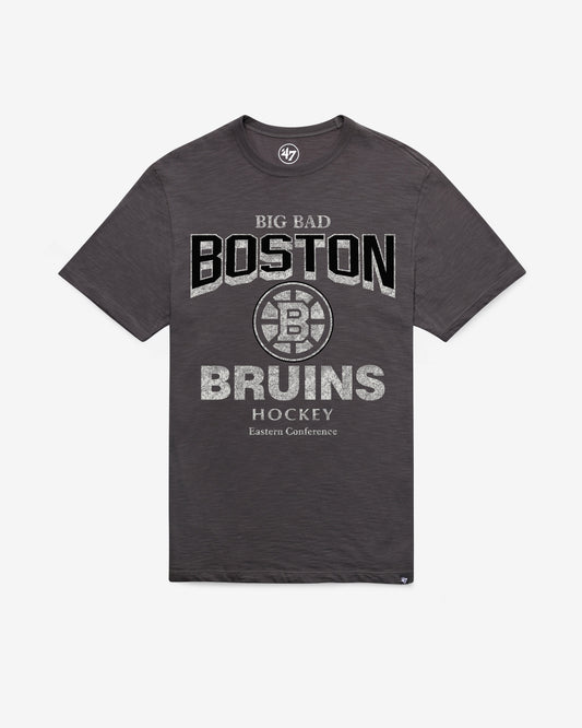 BOSTON BRUINS HEAD ON '47 SCRUM TEE CHARCOAL
