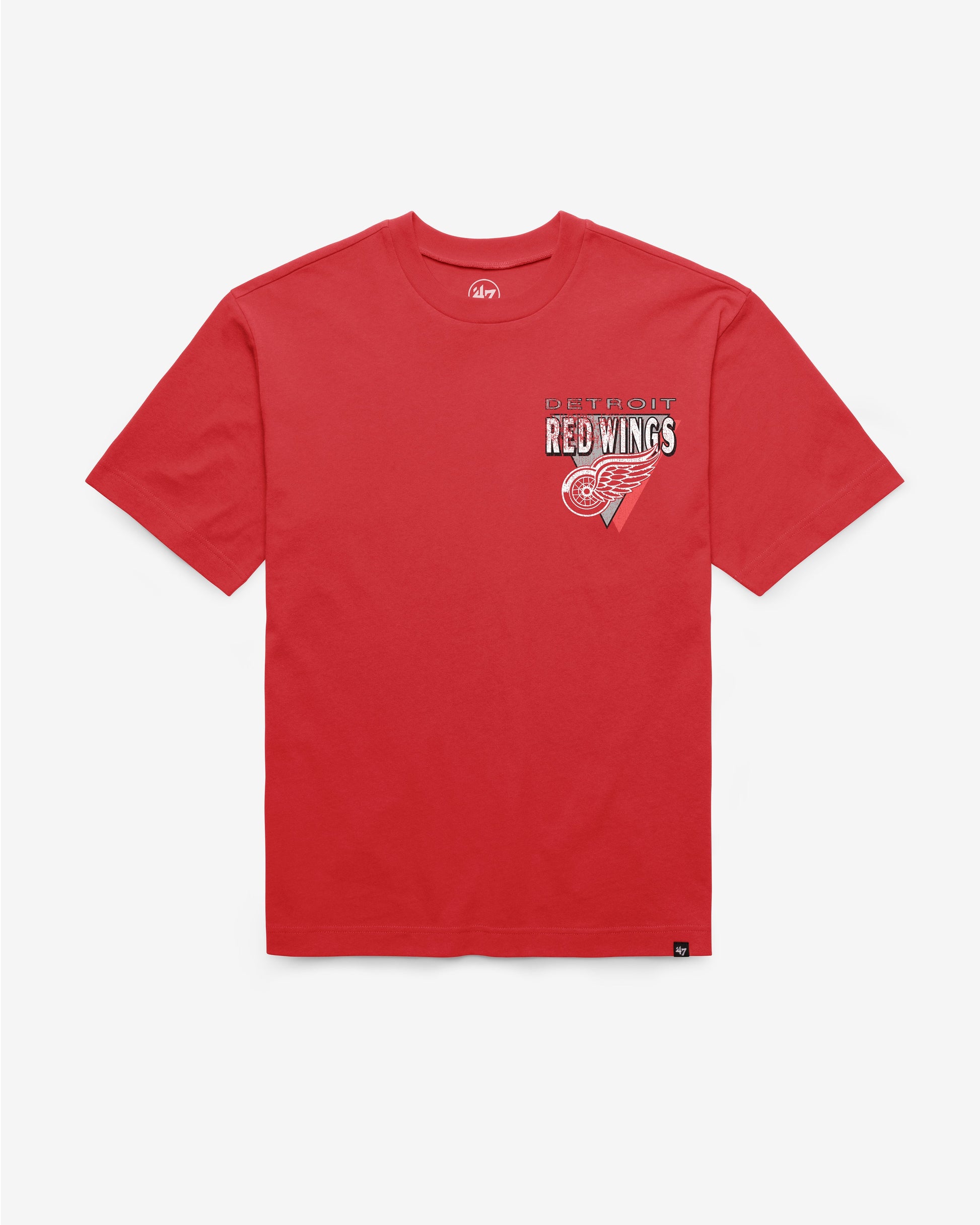 DETROIT RED WINGS UNDER BAR '47 FOUNDATION TEE RED