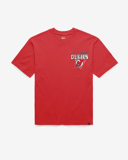 NEW JERSEY DEVILS UNDER BAR '47 FOUNDATION TEE RED