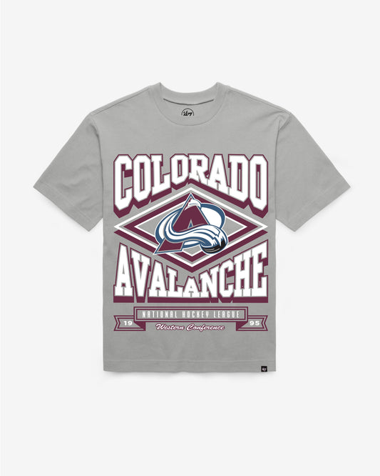 COLORADO AVALANCHE HEATER '47 FOUNDATION TEE WOLF GREY