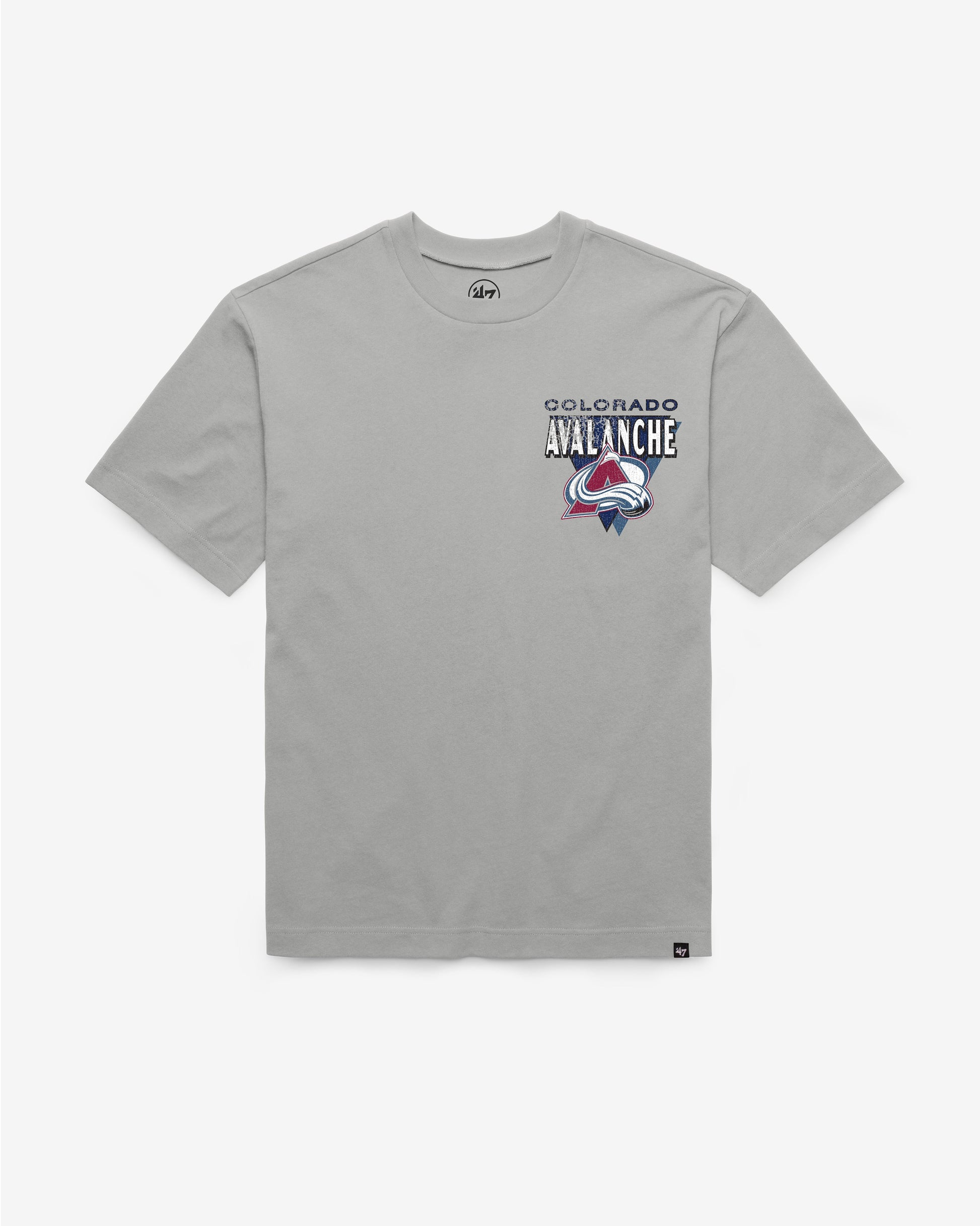COLORADO AVALANCHE UNDER BAR '47 FOUNDATION TEE WOLF GREY